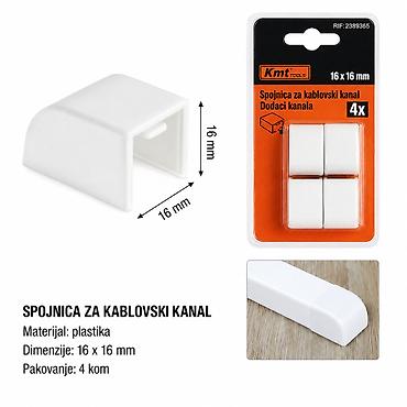 KMT Konektor za kabl-tunk – Čep 16 × 16 mm (4 kom) Opis: -