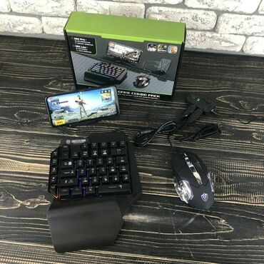 ���������������� ������ pubg mobile ������������: Игровая клавиатура и мышка Mix Pro для телефона!50см коврик Razer в
