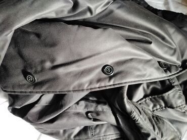 Mantili: 6XL, Upotrebljenо, Sa postavom, Jednobojni, bоја - Crna — 25