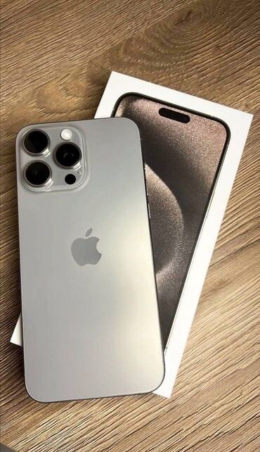 скупка фото апарат: IPhone 15 Pro Max, Б/у, 256 ГБ, Natural Titanium, Кабель, 87 %