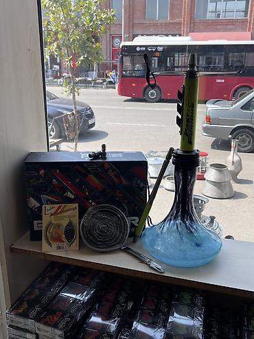 ikinci el suba: El BoomBer 1 ədəd qəlyan 1 ədəd setqa 1 ədəd şlank 1 ədəd maşa cəmi — 2