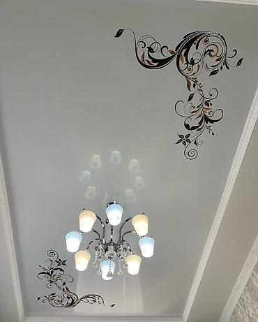 Натяжной потолок: Натяжной потолок Глянцевое, Матовое, 3D потолки Гарантия, Бесплатная консультация, Бесплатный замер — 8