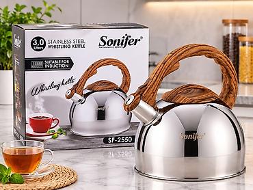 сары булун: Чайник со свистком Sonifer SF‑2550 - Объем: 3,0 л - Материал — 1