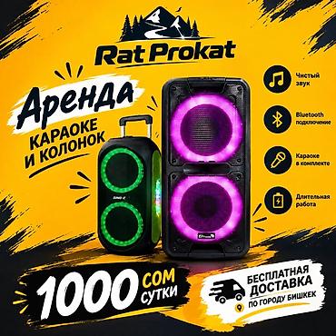 Аренда караоке и колонок - Чистый, мощный звук -