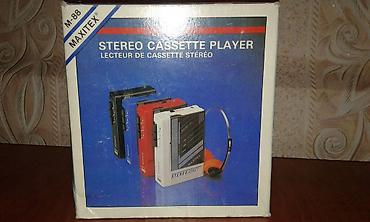 pc disk: 1980-ci illərin əla vəziyyətdə kasetli audio pleyer satılır. 4 ədəd — 2