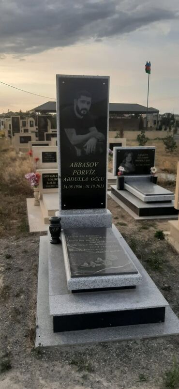 Başqa xidmətlər: Hər növ qəbir daşlarının sifarişi və guraştirmasi qəbul olunur — 10