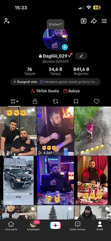 hacıqabul iş elanları: Salam alekum tik tok hesabı satılır 31leveldi şəxsi hesabdır 34.6k — 2