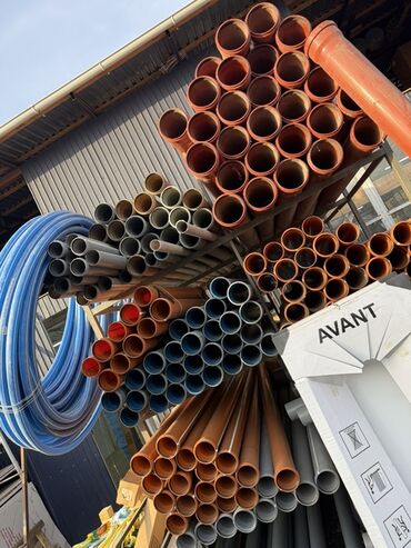 трубы полиэтиленовые: Труба для канализации Магистральная, Материал: Пластик