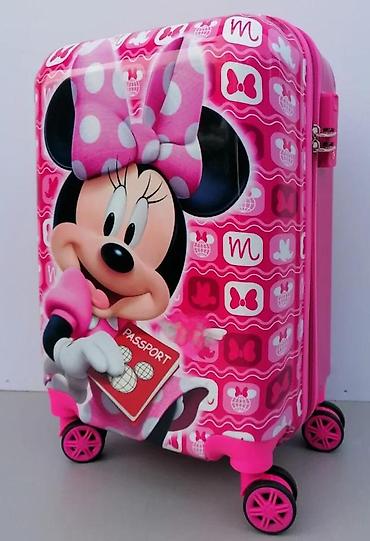 Rančevi, torbe i koferi: Dečiji set kofera Minnie Mouse – 3 dela, pink - Dizajn: živopisni — 8