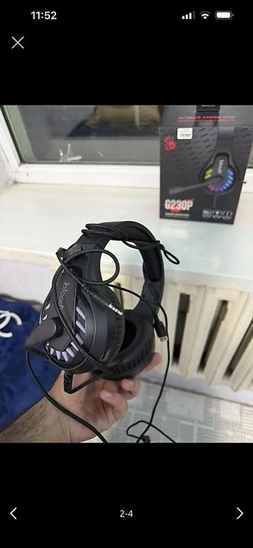 колонки с микрофоном для караоке: Продаётся Игровая гарнитура Bloody G230P Срочно новый идеальный цена — 2