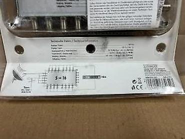 Aksesoari za TV i video: Schwaiger SEW 516 – SAT multiswitch 5×16 - Ulazi: 5 (4× SAT iz — 15