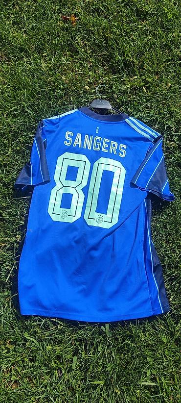 kişi geyimi: Futbolka, Adidas, M, rəng - Göy — 1