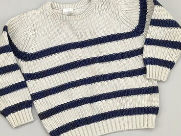 spodnie z paskiem wysoki stan: Sweater, F&F, 1.5-2 years, 86-92 cm, condition - Perfect