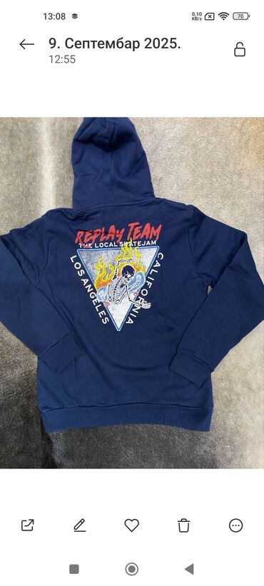 Duksevi: Duks, bоја - Tamnoplava, Sa kapuljačom — 2