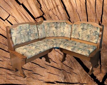 Другая мебель: Угловой диванчик/ банкетка Молто из массива, Румыния, сидение