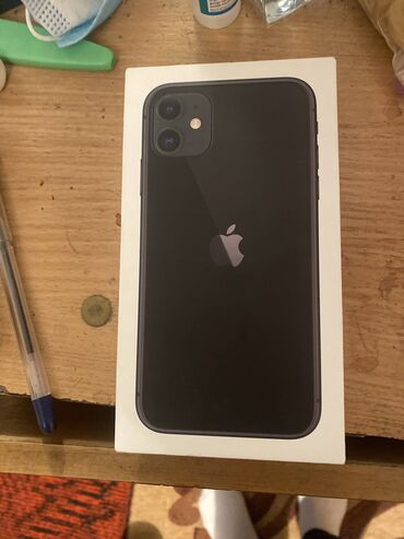 хр корпусе 13про: IPhone 11, Б/у, 128 ГБ, Jet Black, Зарядное устройство, Защитное стекло, Коробка, 75 %