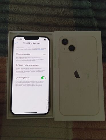Apple iPhone: IPhone 13, 128 GB, Ağ, Qırıq -da lalafo.az — 2 Apple iPhone: IPhone 13, 128 GB, Ağ, Qırıq — 2