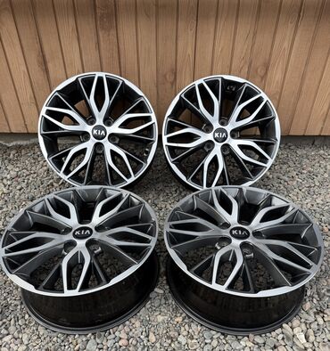 Диски: Литые Диски R 17 Kia, Комплект, отверстий - 5, Б/у — 9