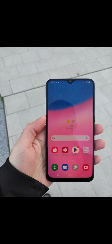 samsung 7582: Samsung Galaxy A30s, 64 ГБ, цвет - Синий, Сенсорный, Отпечаток пальца, Беспроводная зарядка