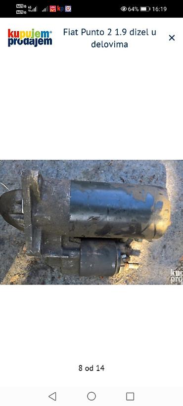 Ostalo: Fiat Punto II 1.9 JTD/dizel – u delovima Raspoloživi originalni — 8