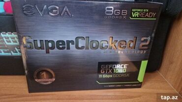 gtx 1080 qiymeti: Videokart EVGA GeForce GTX 1080, 8 GB, İşlənmiş