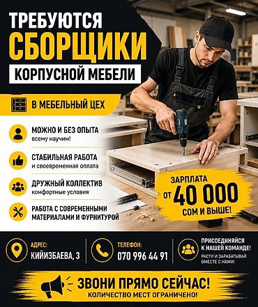 студентов: Требуется Сборщик, Оплата: Каждые 10 дней, Без опыта — 1