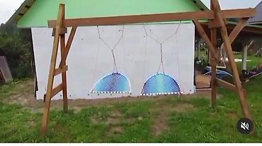 Детские качели: Продаю качель ( без подвесов- веревок на которую цеплять качель) - — 7