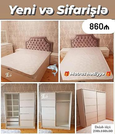 mebel ruckaları: Yataq otağı dəsti – “Yeni və Sifarişlə” - Yumşaq başlıqlı iki — 1