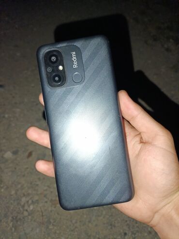 Xiaomi: Xiaomi Redmi 12C, 64 GB, rəng - Qara, 
 Zəmanət, Sensor, Barmaq izi