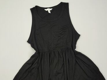 sukienki czarna z falbanką: Sukienka, S, H&M, stan - Idealny