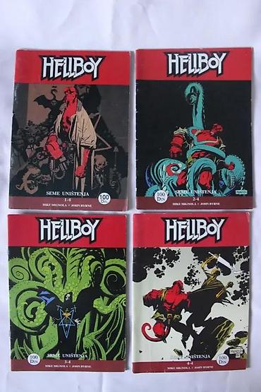 Knjige: HELLBOY SEME UNIŠTENJA KOMPLET 1, 2, 3, 4, SYSTEM COMICS | Hellboy - — 1