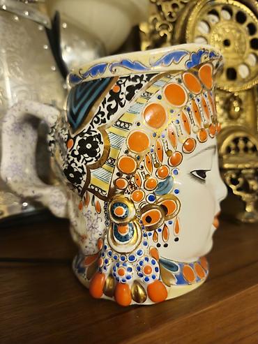 mis samovar satilir: Fincanlar, rəng - Narıncı, Keramika, 1 əd — 2