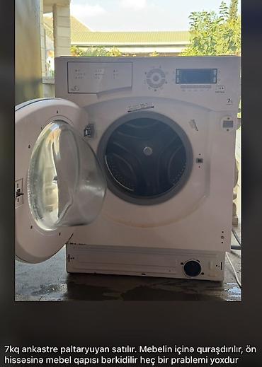 pc ana plata: Paltaryuyan maşın Hotpoint Ariston, 7 kq, İşlənmiş, Avtomat, Qurutmasız — 2