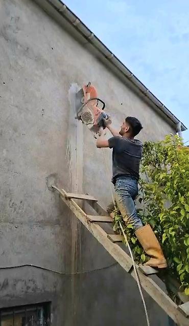 Beton işləri: Beton kəsmə deşmə xidməti betonlarin her fiqurda kesimi deşimi düz və — 3