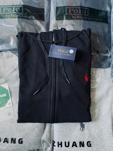 зип худи с принтом купить: Толстовка на молнии Polo Ralph Lauren - Цвет: черный - Фирменная