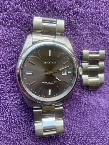 tək qaş uzuk: Б/у, Наручные часы, цвет - Серый