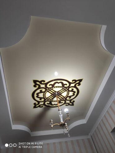 Натяжной потолок: Натяжной потолок Глянцевое, Матовое, 3D потолки Бесплатный замер, Монтаж, Гарантия — 9