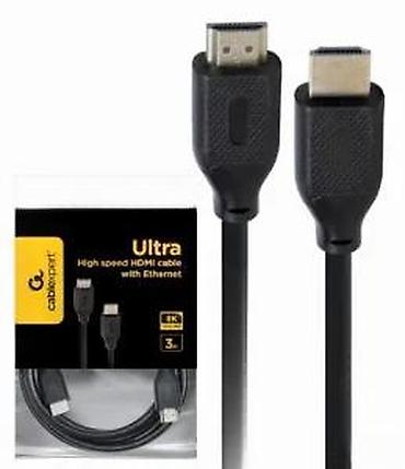 Aksesoari za TV i video: Cablexpert Ultra HDMI kabl sa Ethernetom – 3 m - Tip: HDMI na HDMI — 18