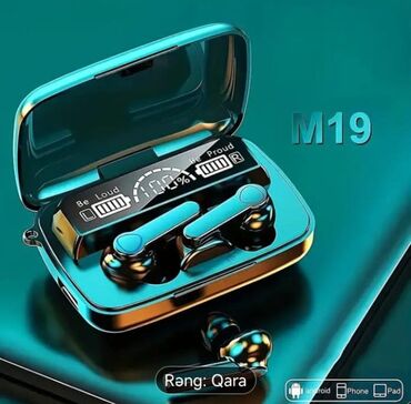 Qulaqcıqlar: Yeni Simsiz (Bluetooth) Qulaqcıqlar, rəng - Qara — 2