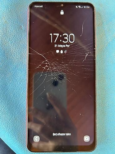 modem satilir: Samsung Galaxy A12, 64 GB, rəng - Qırmızı, Qırıq — 3