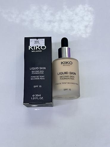 uv: KIKO Milano Liquid Skin Second Skin Foundation SPF 15 - Тональный — 1
