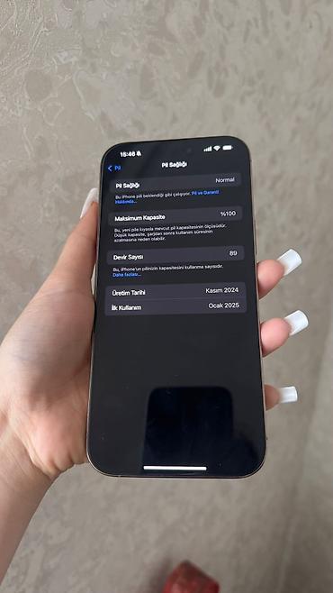 ayfon kreditle: IPhone 16 Pro Max, Desert Titanium, Face ID — 3