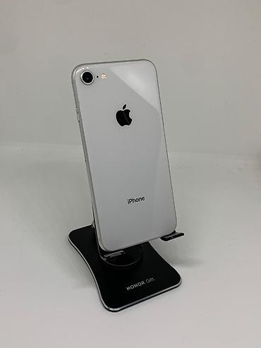 Apple iPhone: IPhone 8, Б/у, 64 ГБ, Белый, 75 % — 1