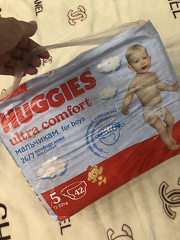 Детская гигиена и уход: Подгузники Huggies, Размер 5, Одноразовые — 4