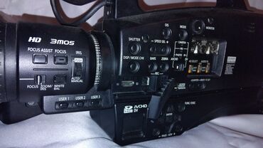 foto video texnika: Panosonic AG 84. video kamera, Hd 1800 50 i Hd çıxış, 32 karta çəkir