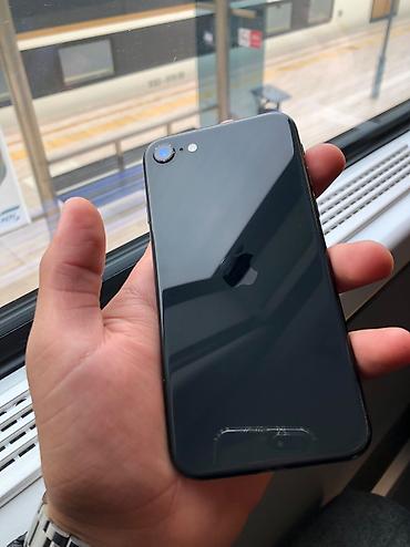 kaset satisi: IPhone SE 2020, 128 GB, Qara, Barmaq izi — 4