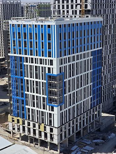 56: 1 комната, 54 м², Асанбай мкр Элитка, 3 этаж, ПСО (под самоотделку) — 2