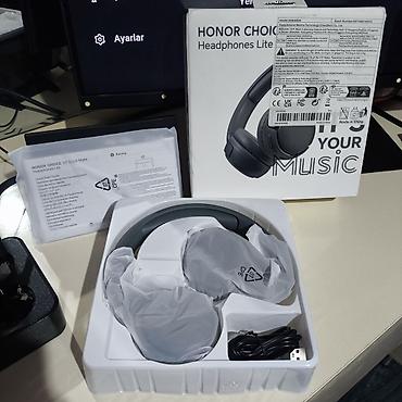 micro nausnik: Yeni Simsiz (Bluetooth) Qulaqcıqlar, Honor, rəng - Boz — 4