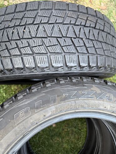 китайские автошины: Шины 225 / 55 / R 18, Зима, Б/у, Комплект, Легковые, Япония, Bridgestone