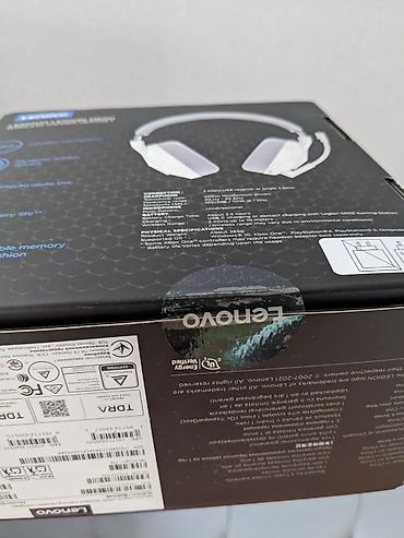 sur mikrofon: Yeni Simsiz (Bluetooth) Qulaqcıqlar, Lenovo, rəng - Ağ — 2